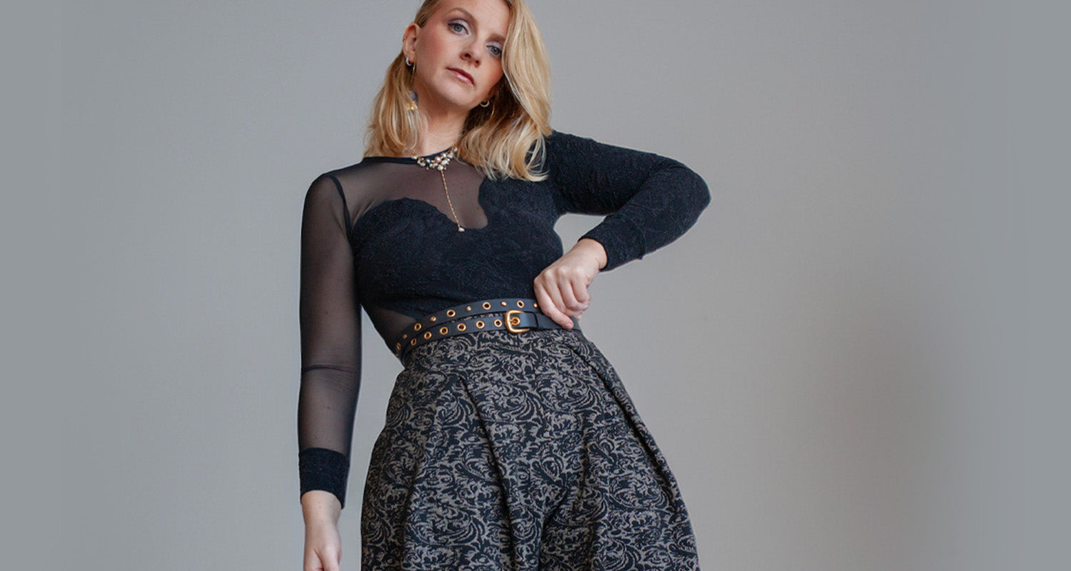 3 idées couture pour tenue de fête en maille