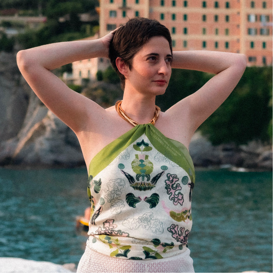 Carré Twill Exclusif, Soie - Camogli