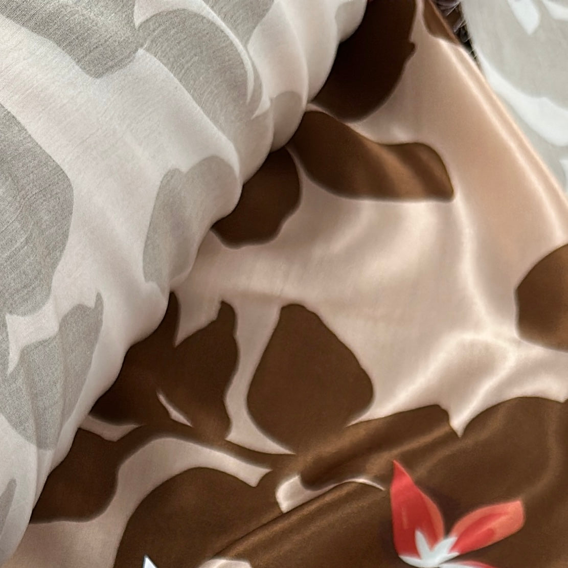 Tissu Satin, Soie Viscose - Osilia