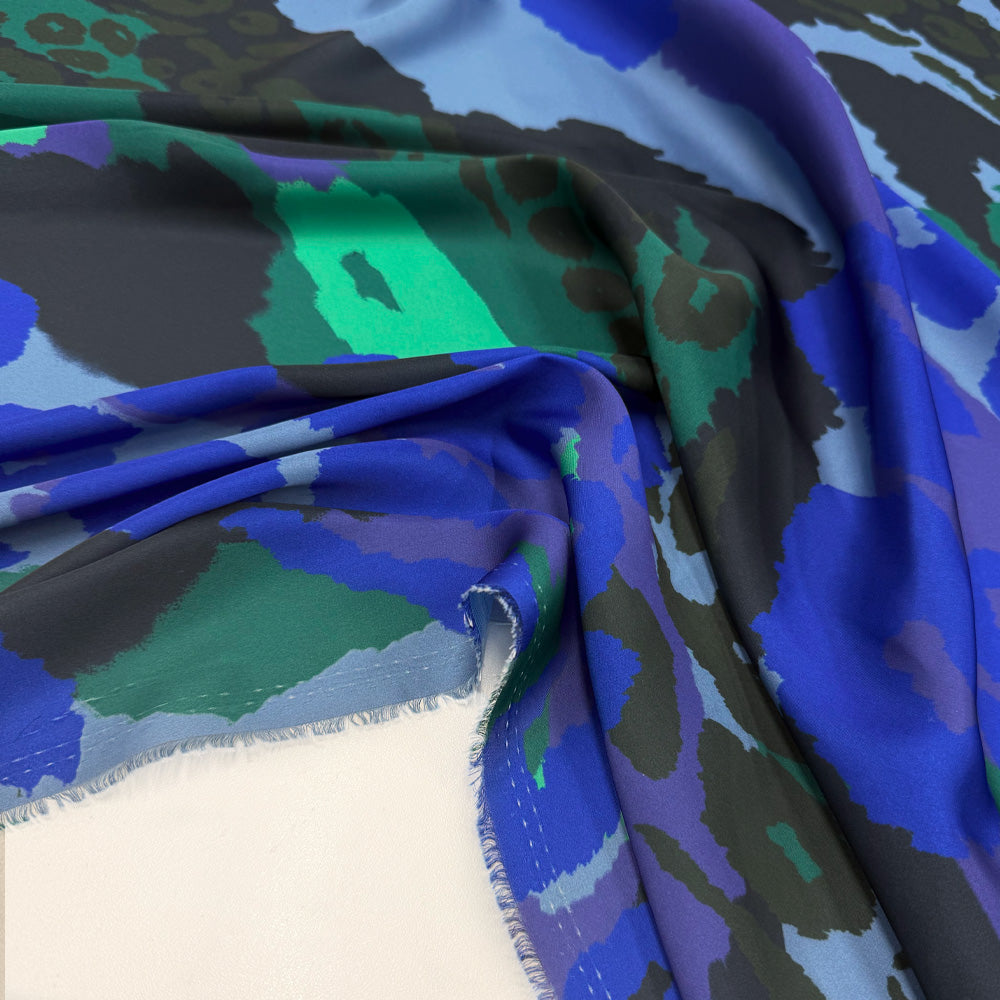 Tissu Satin, Polyester - Animalier, Brama