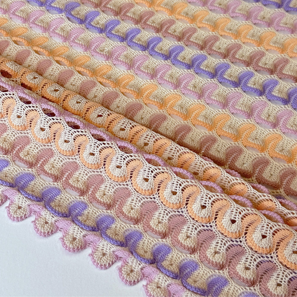Tissu Maille Crochet, Coton - Ombrella