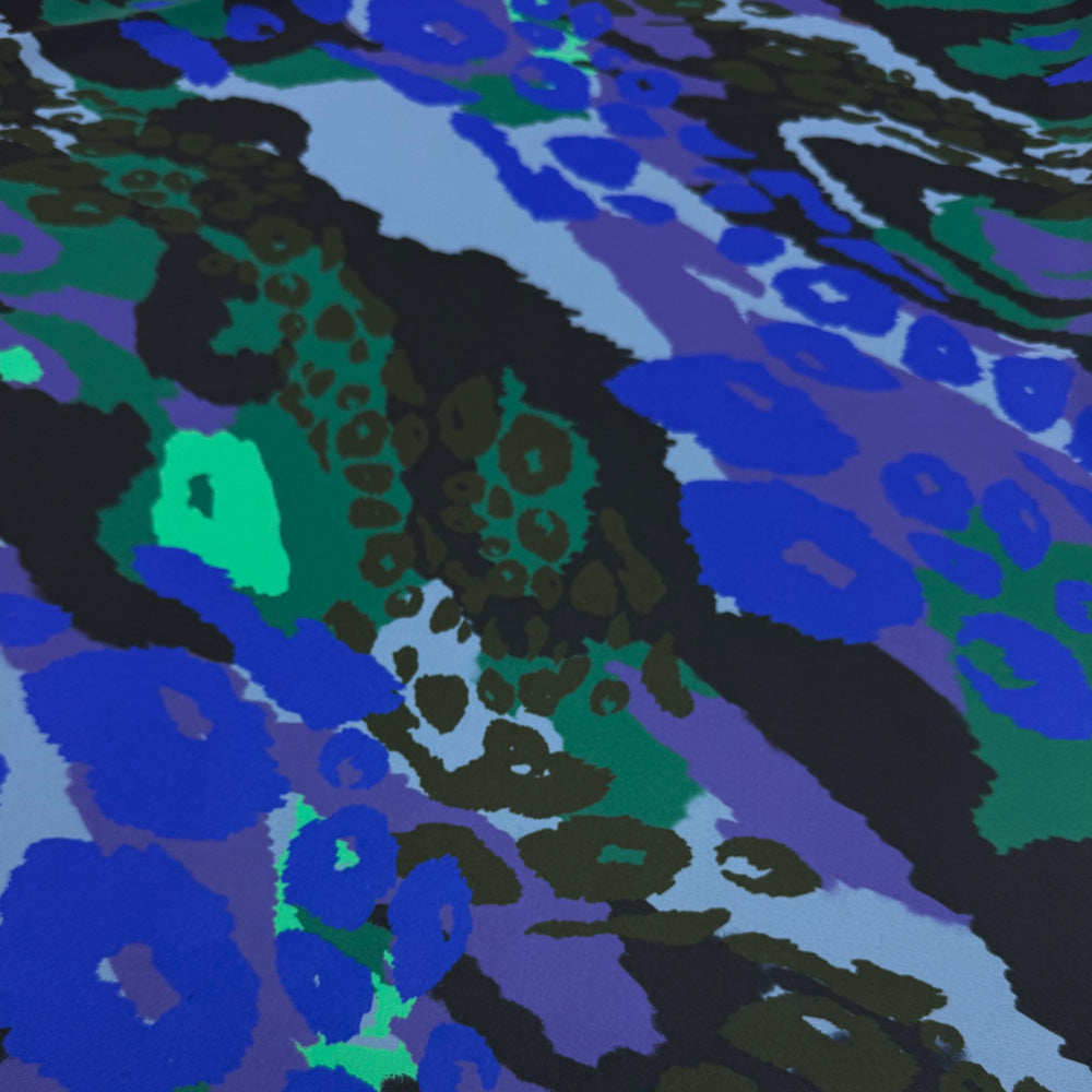 Tissu Satin, Polyester - Animalier, Brama