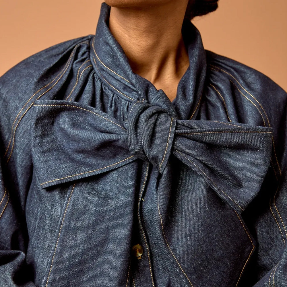 Tissu Denim Souple Léger, Coton - Aemona