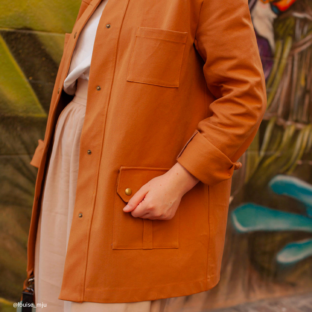 Tissu Gabardine Stretch, Coton - divers col, Ascoto