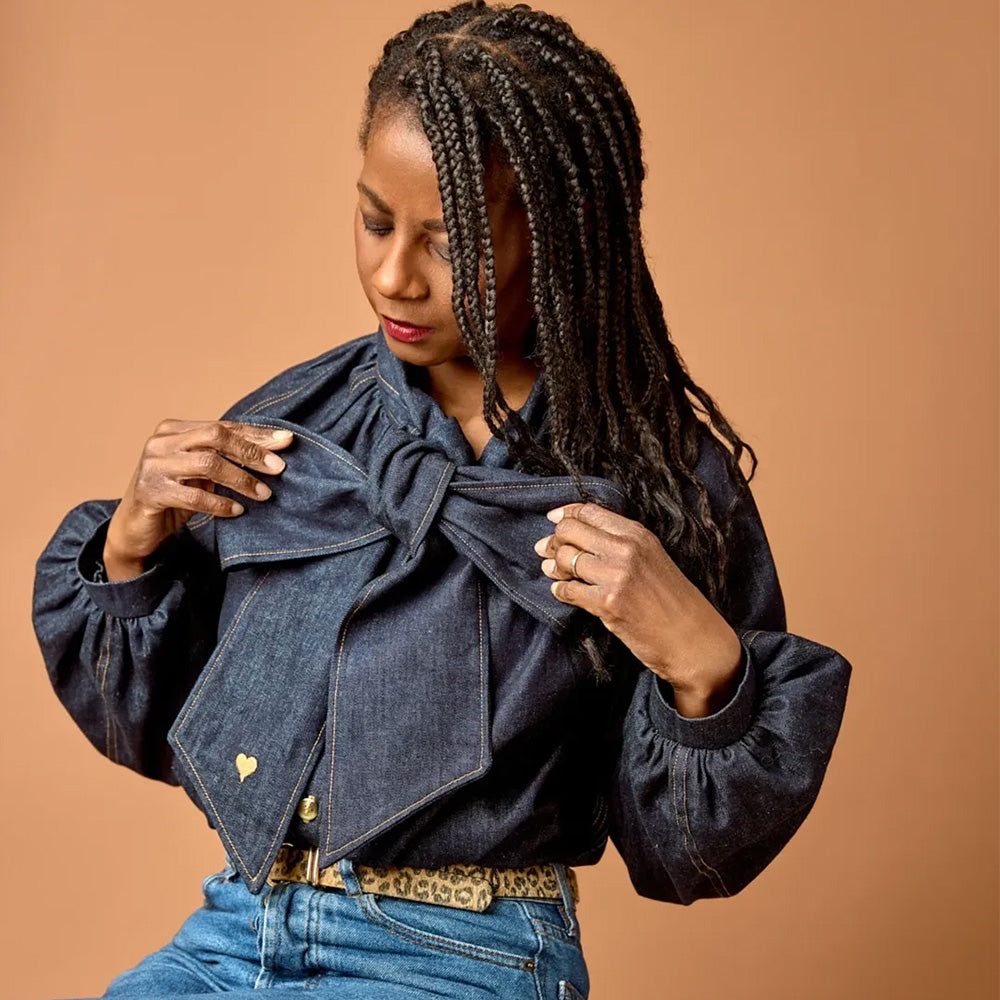 Tissu Denim Souple Léger, Coton - Aemona