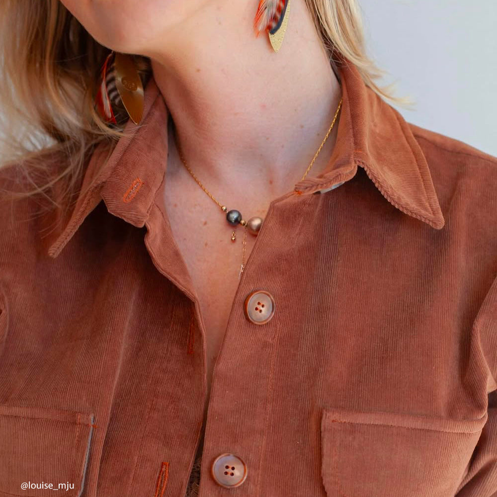 Tissu Velours Milleraies Stretch, Coton - Divers col, Foresta