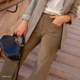 Tissu Velours Milleraies Stretch, Coton - Divers col, Foresta