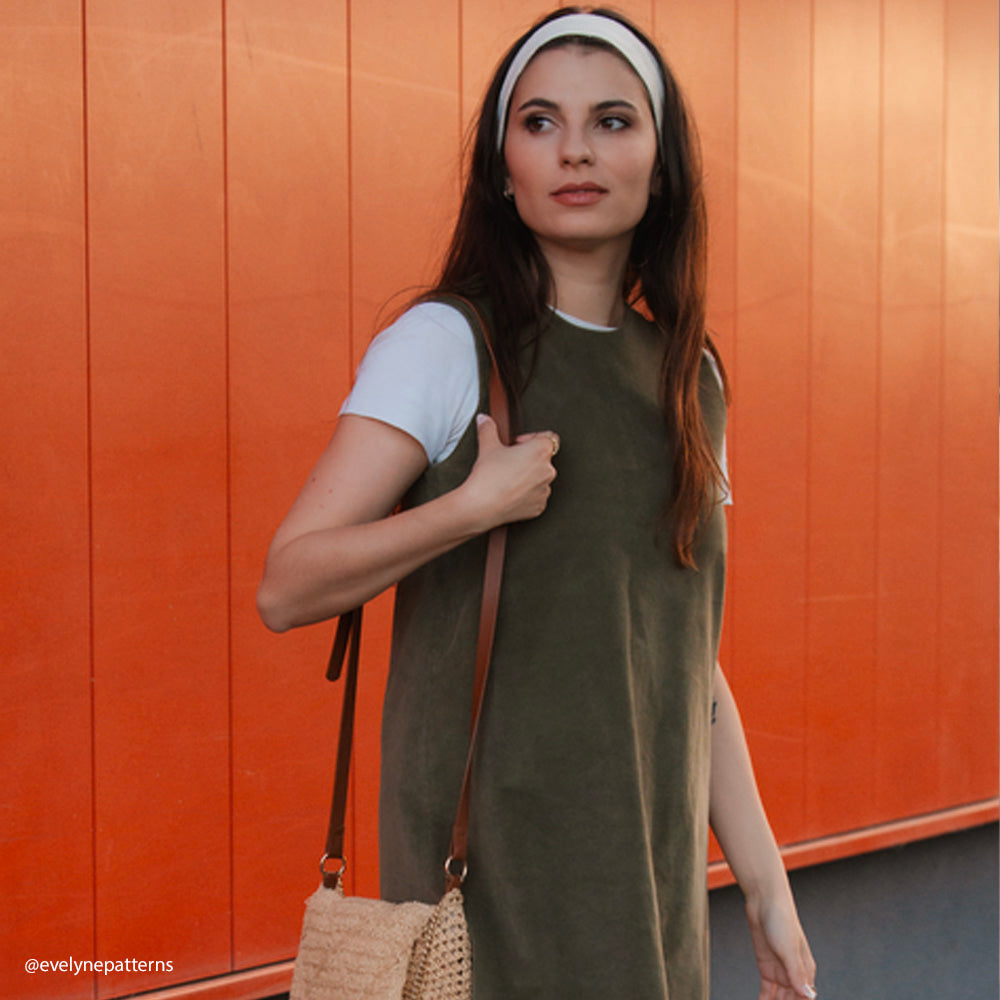 Tissu Velours Milleraies Stretch, Coton - Divers col, Foresta