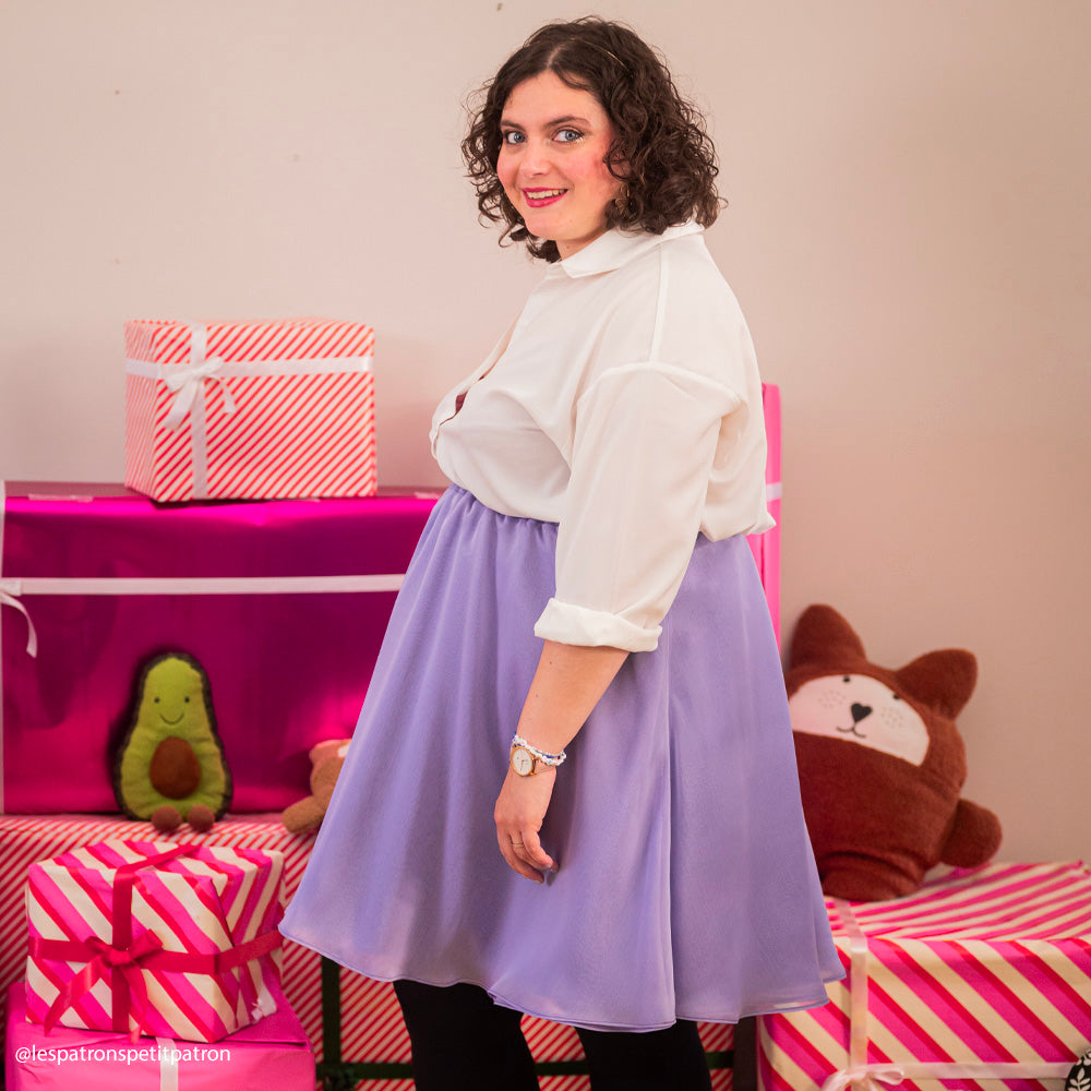 Tissu Mousseline Changeante - Divers col, Lampo