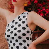 Tissu Maille Jersey - Pois, Vivo