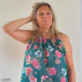 Imperfetto - Tissu mousseline, soie - Floral, Lisca