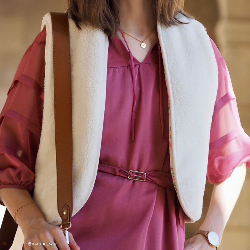 Tissu Mousseline Changeante - Divers col, Lampo