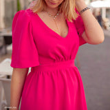 Tissu Crêpe, Polyester - Divers col, Nazario