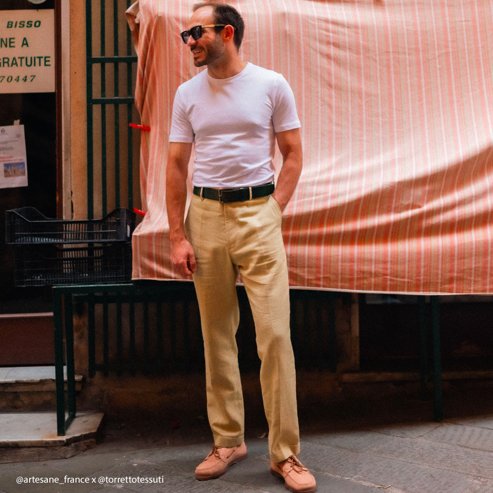 Tissu Ramie - Divers col, Armeno