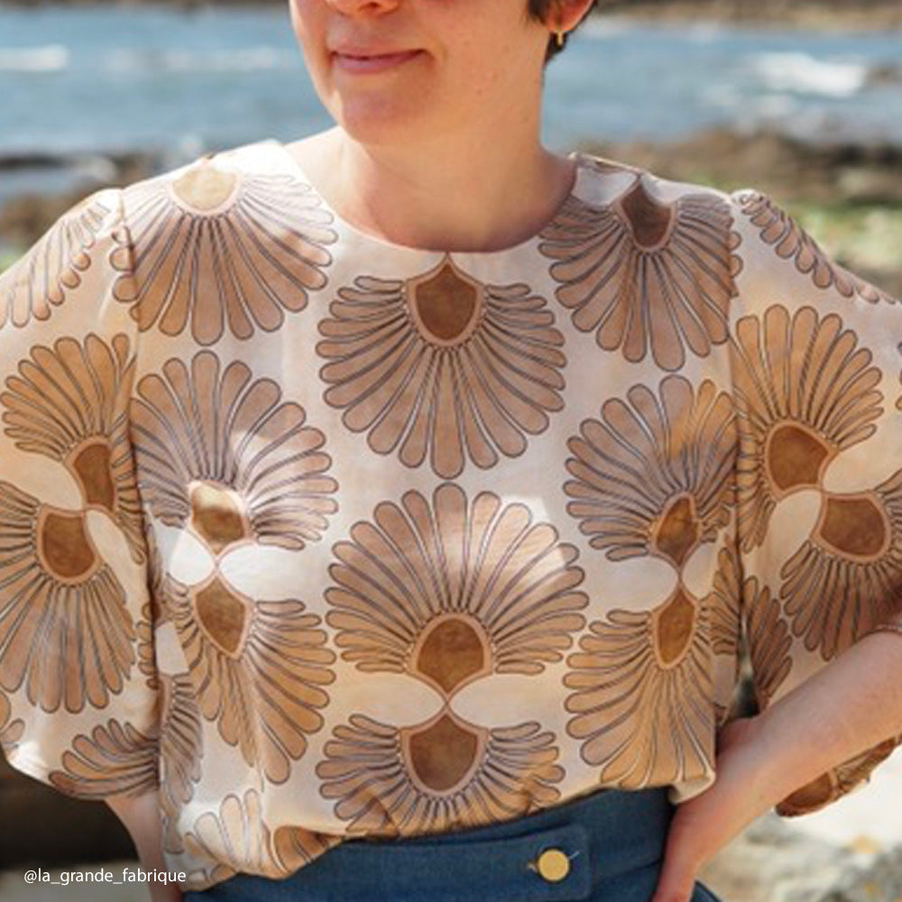 Tissu Satin, Viscose - Soletta