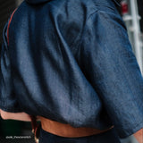 Tissu Denim Souple Léger, Lyocell - Acier, Tens