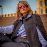 Tissu Tailleur, Laine - Double Face Divers col, Torino