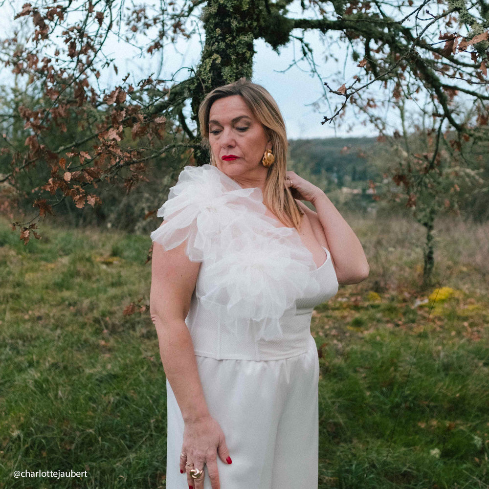 Tissu tulle illusion - Divers col, Tosca