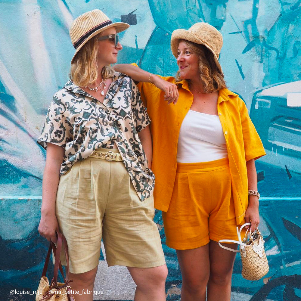 Tissu Ramie - Divers col, Armeno