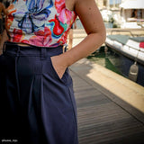 Tissu Gabardine Stretch, Coton - divers col, Ascoto