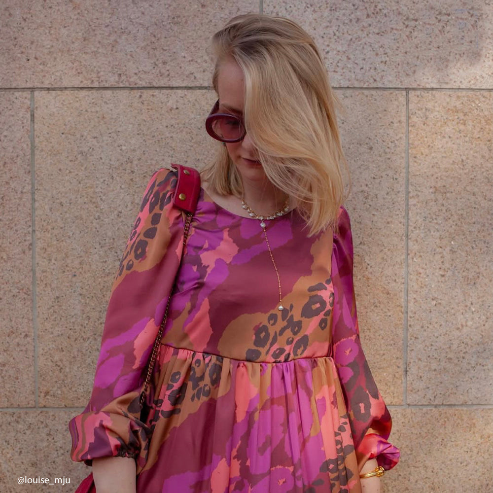 Tissu Satin, Polyester - Animalier, Brama