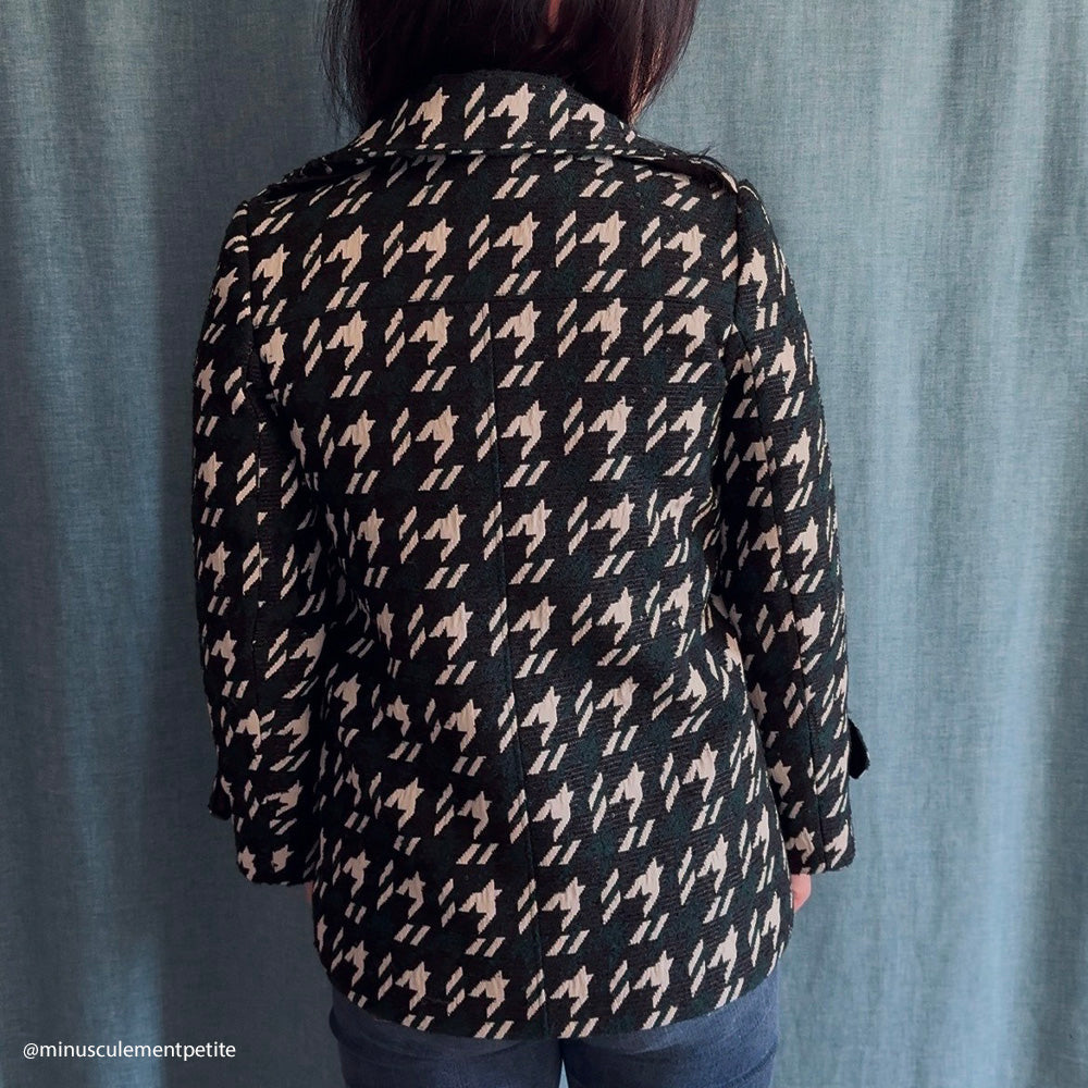 Tissu Manteau Brodé, Laine Paillettes - Brando