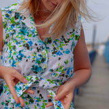 Tissu Brodé, Broderie Anglaise Coton - Divers col, Fiorellino