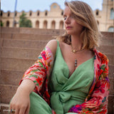 Tissu Rayonne - Floral Tropical, Esotico