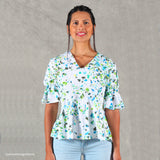 Tissu Brodé, Broderie Anglaise Coton - Divers col, Fiorellino