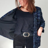 Tissu Jacquard, Coton - Tissé, Deux Coloris, Riccione