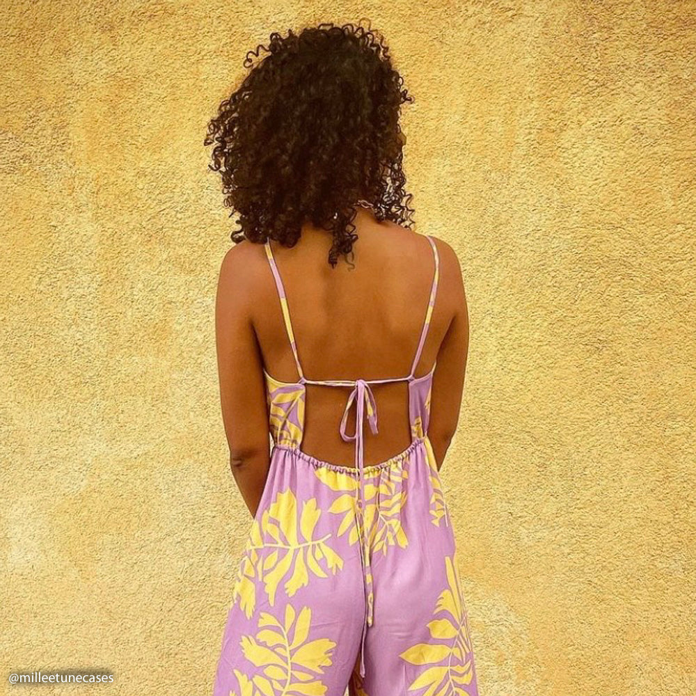 Tissu Twill Viscose - Floral, Palmetta