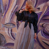 Tissu Crêpe Georgette - Pois, Pise