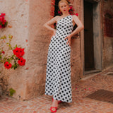 Tissu Maille Jersey - Pois, Vivo