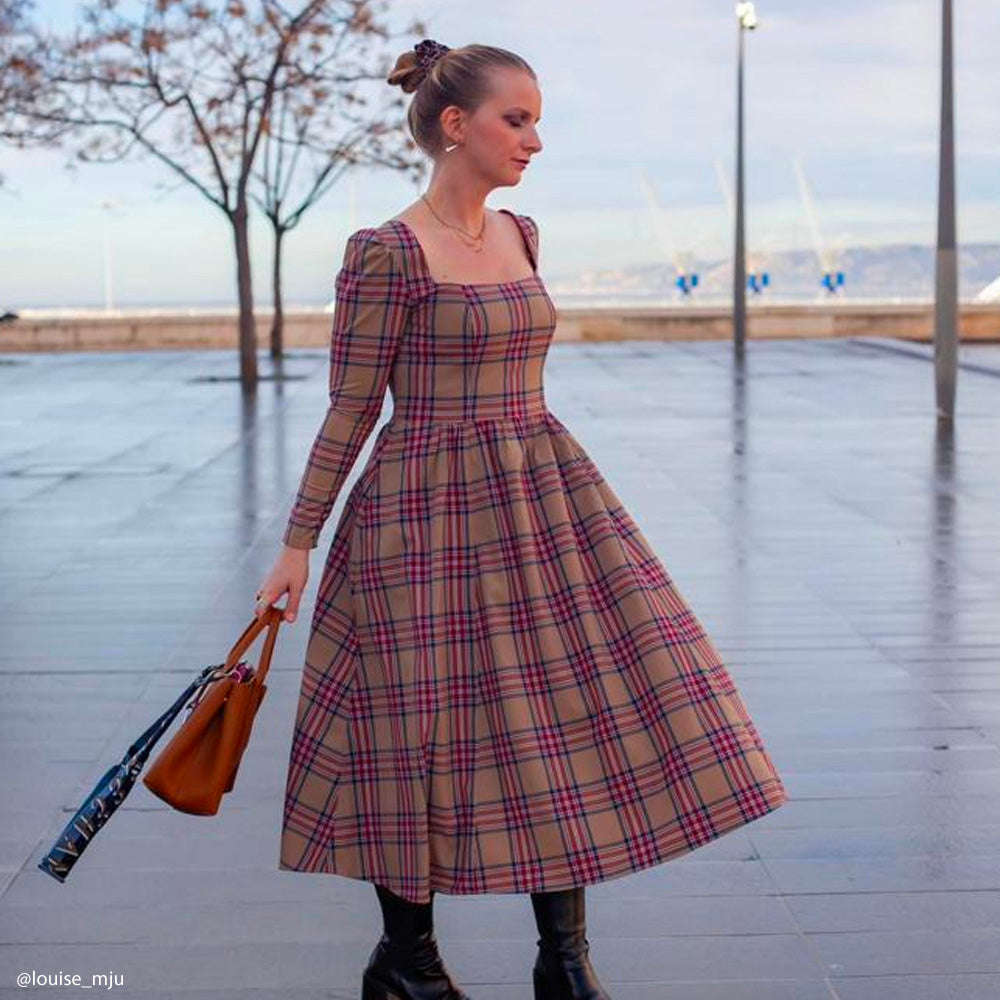 Tissu Viscose, Stretch - Tartan, Carlotta