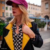 Tissu Manteau, Laine - Double Face Jaune, Santino