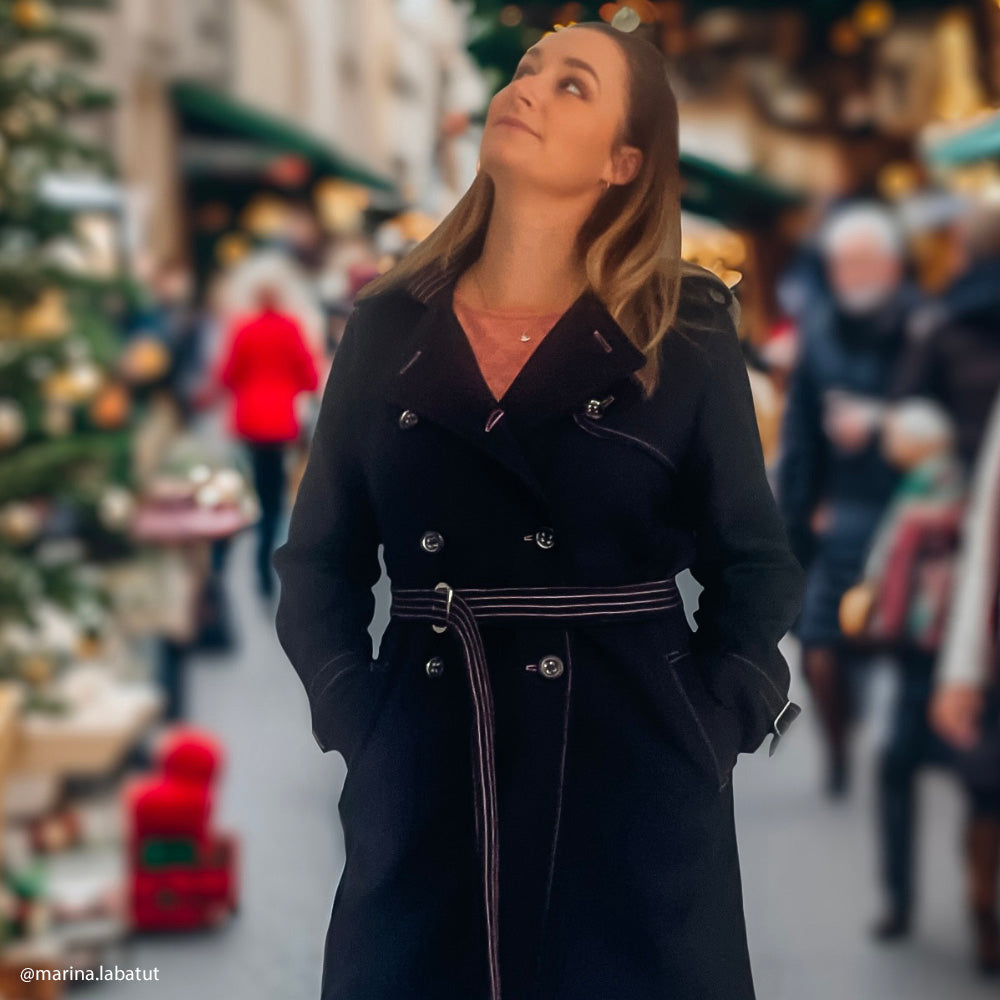 Tissu Manteau, Gabardine Laine - Double Face, Tommaso