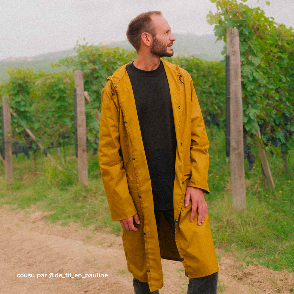 Tissu Coton - Enduit, Montaigne