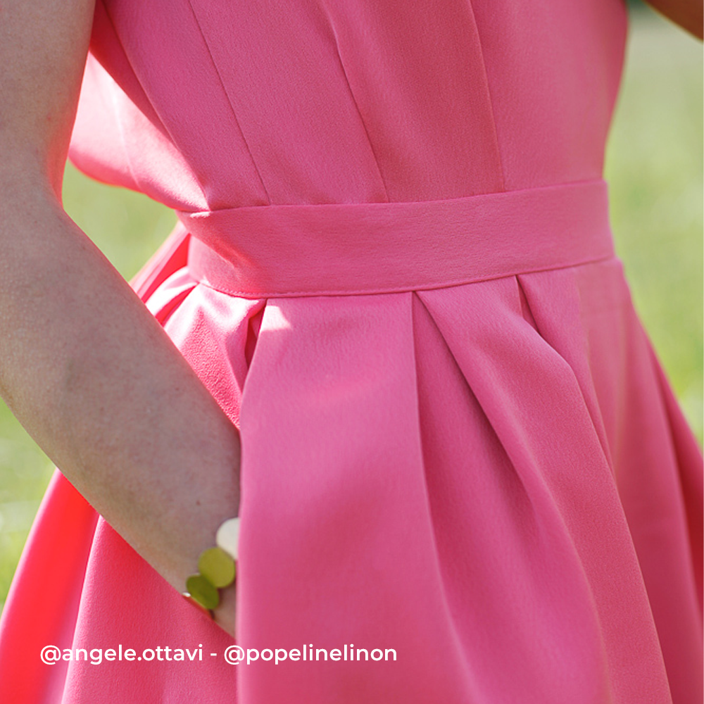 Tissu Crêpe Envers Satin - Différents Coloris, Favoloso