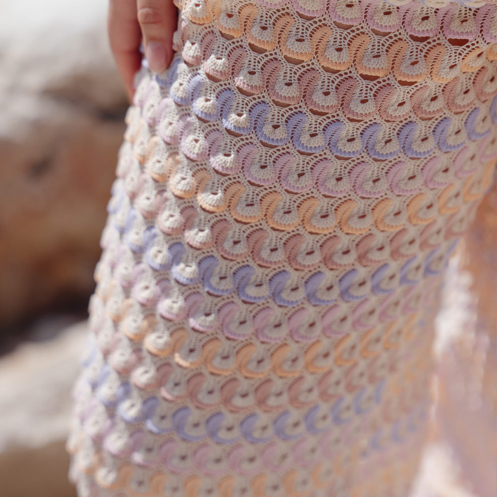 Tissu Maille Crochet, Coton - Ombrella