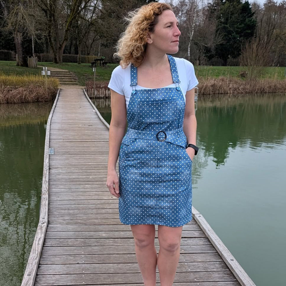 Tissu Denim Léger Stretch, Coton - Davilo