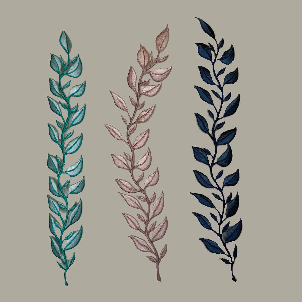 Empiècement - Feuilles Divers coloris, Verdano