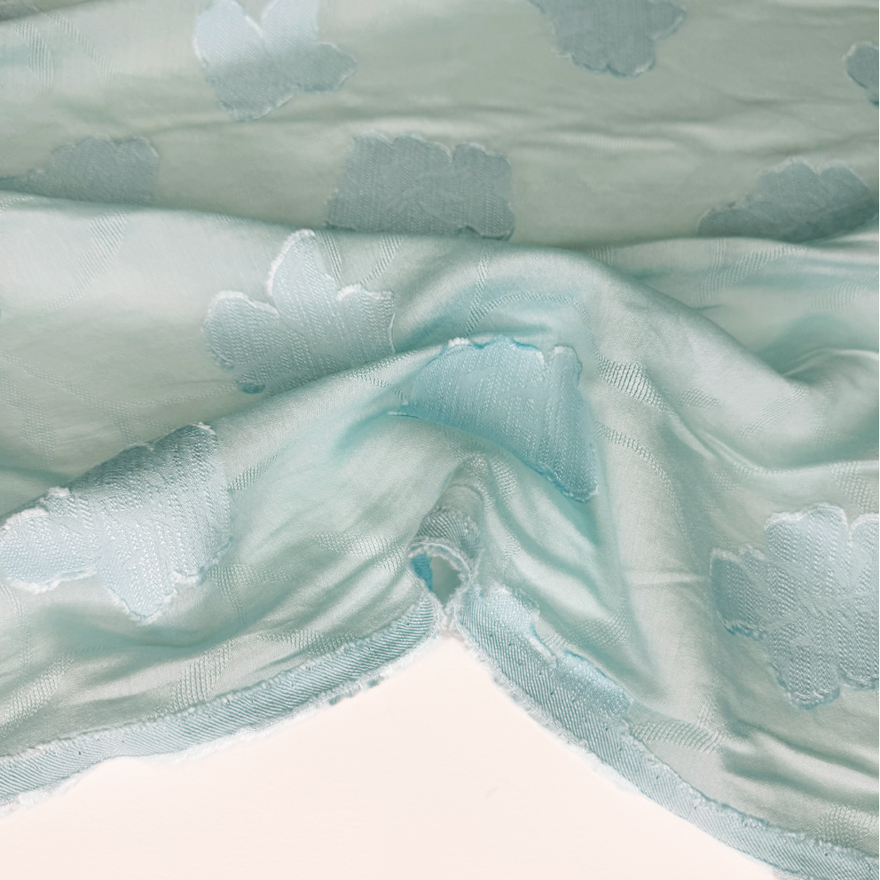 Tissu Brodé, Lancé Découpé Viscose - Floral, Ottilia