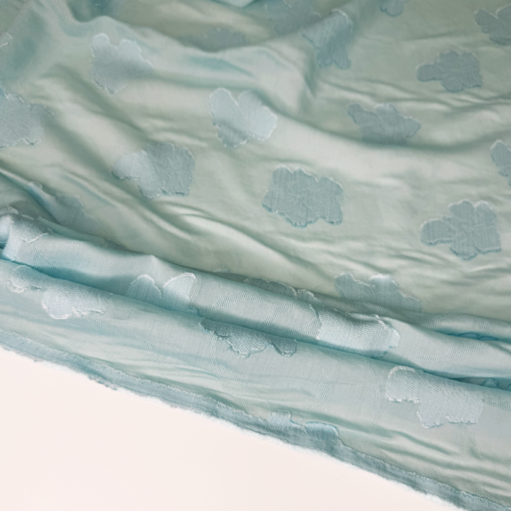 Tissu Brodé, Lancé Découpé Viscose - Floral, Ottilia