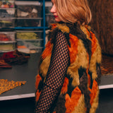 Tissu Fourrure Éco - Animalier, Ebano