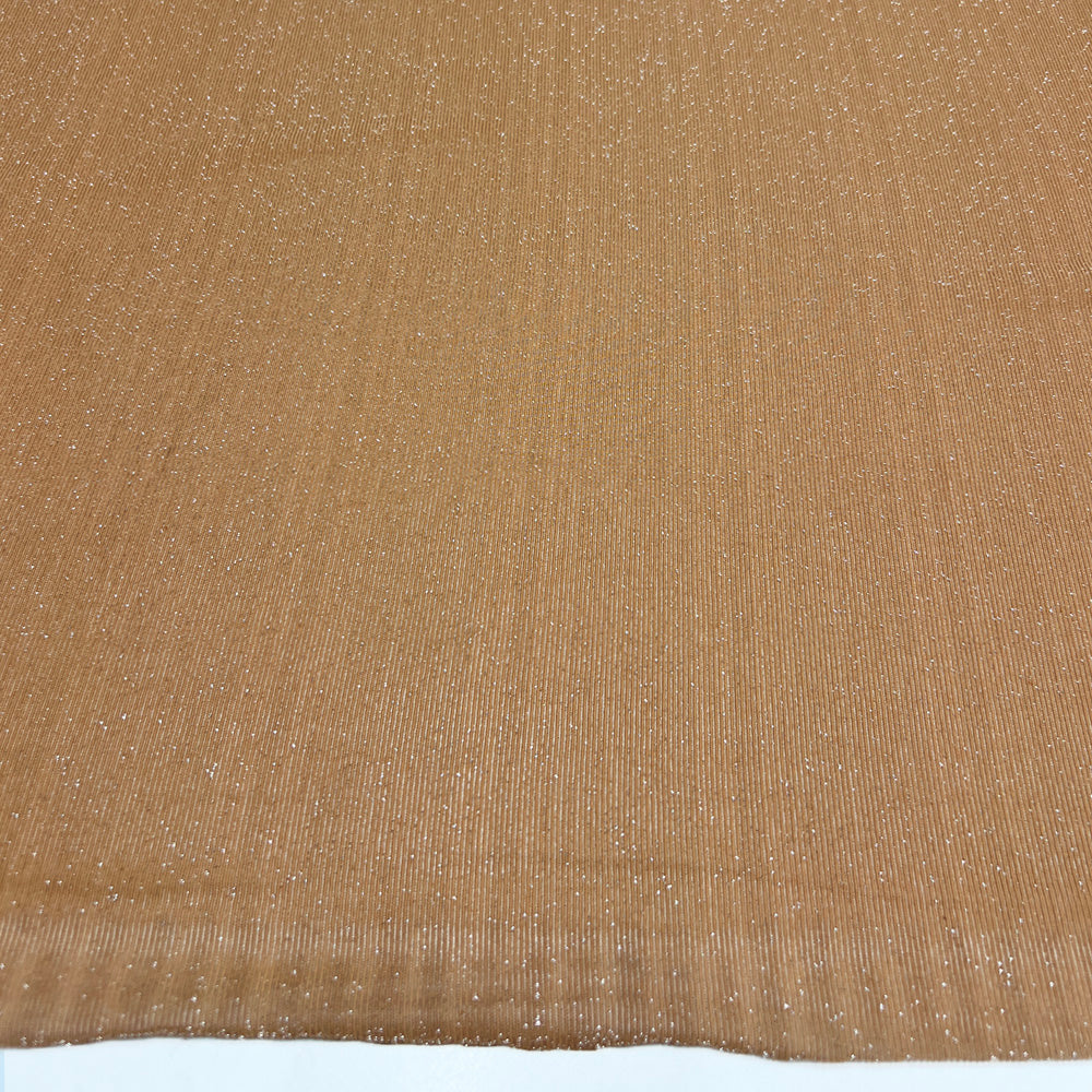 Tissu Tulle - Métallisé Ocre Doré, Cometa