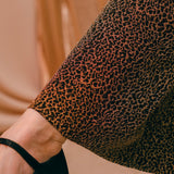 Tissu Maille, Stretch - Animalier Métallisé, Shani