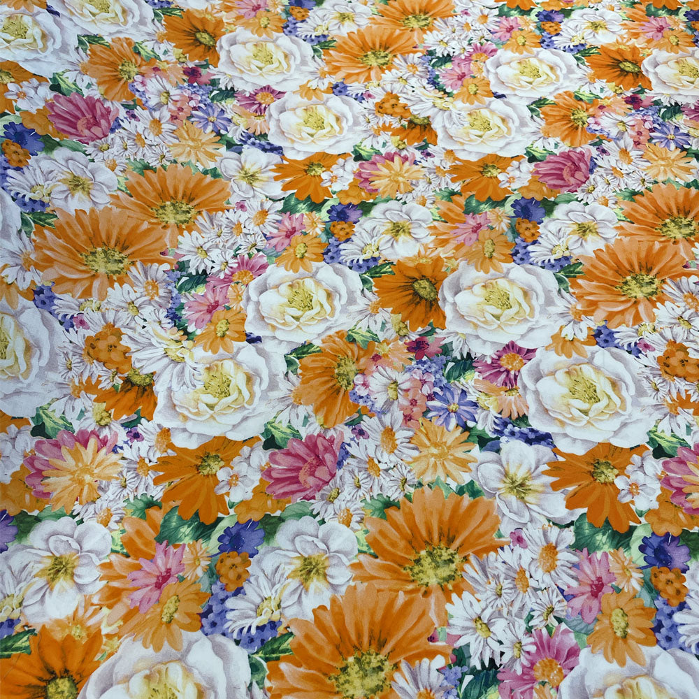 Tissu batiste de coton - Floral, Micha
