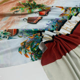 Panneau - Tissu Jersey, Viscose - Exotique, Piacenza