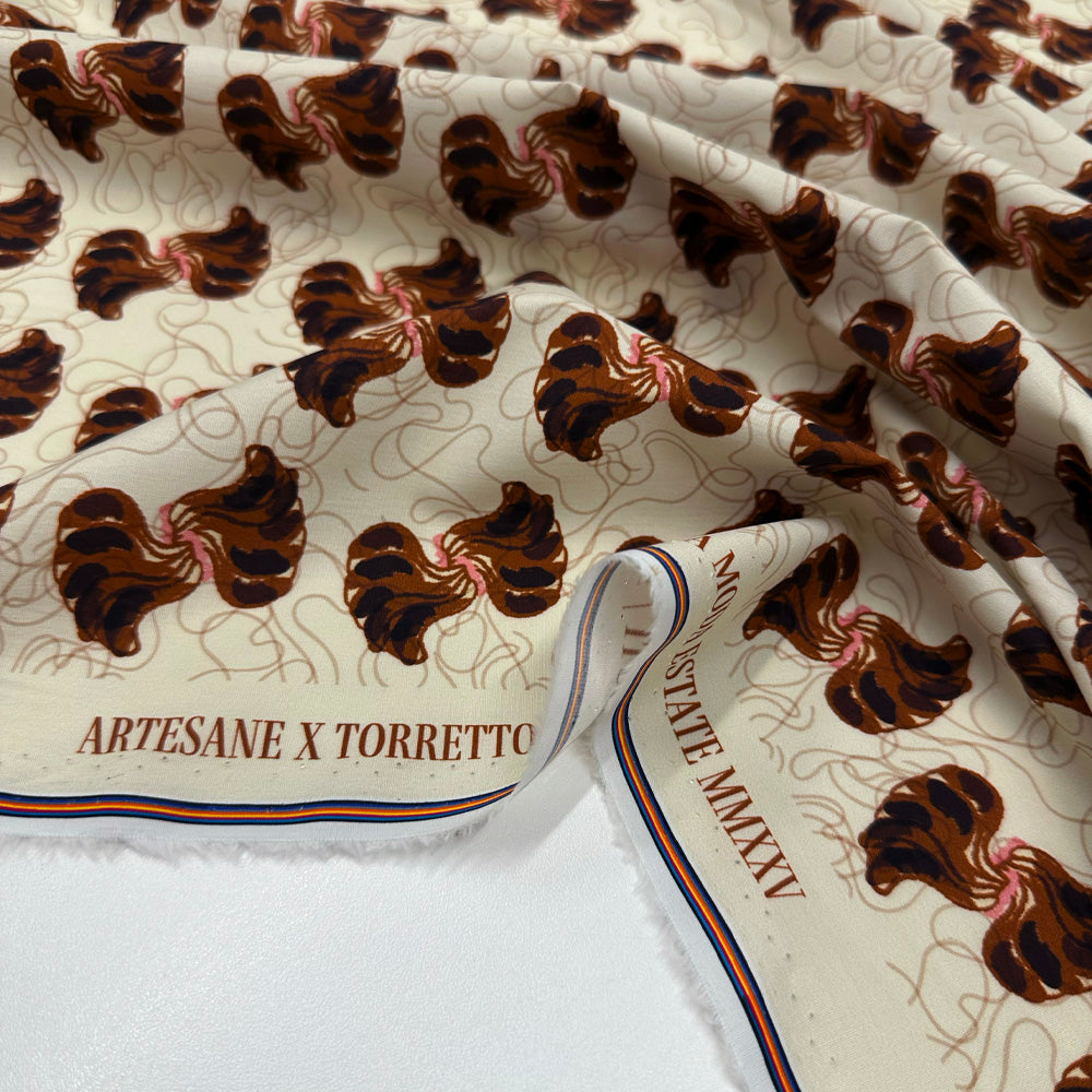 Tissu Popeline Exclusif, Coton - Abstrait, Recco