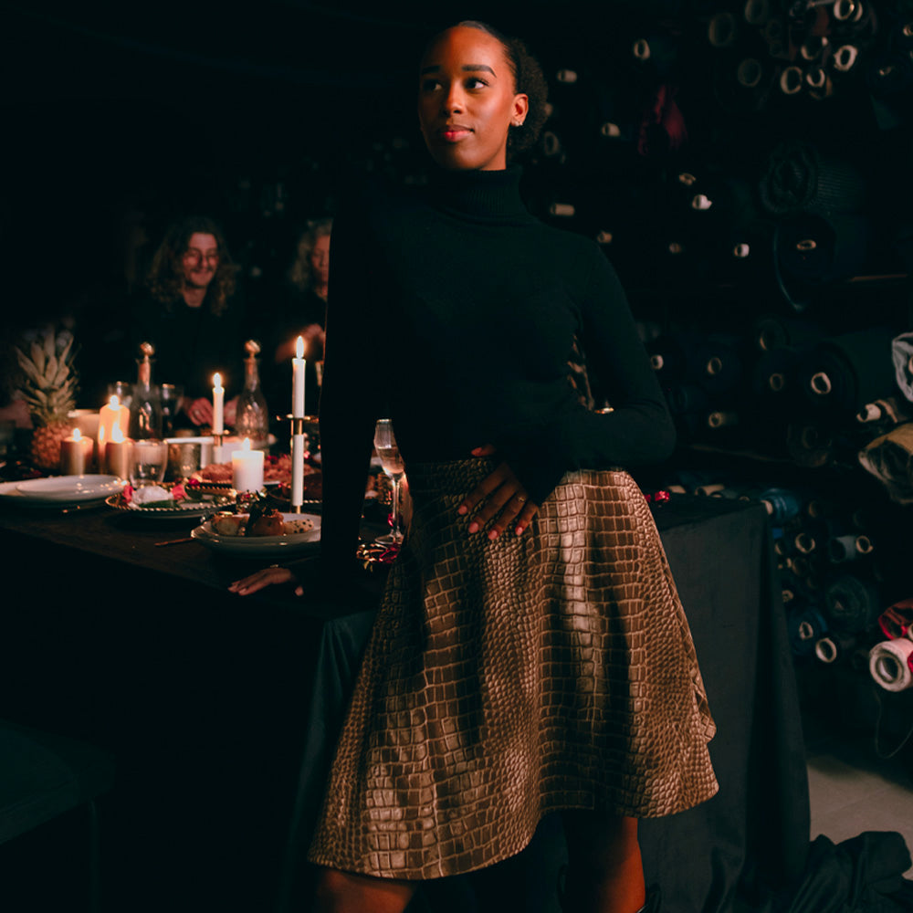 Tissu Velours, Simili-Daim - Animalier, Lizandro